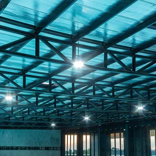 LED fixtures providing efficient interior illumination